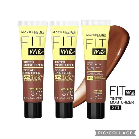 Lot of 3 370 Maybelline Fit Me Tinted Moisturizer + Aloe - Picture 1 of 4